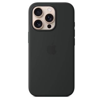 Чохол Silicone Case with MagSafe + Button iPhone 16 Pro Black copi - фото 2