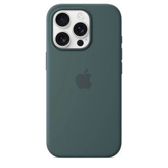 Чохол Silicone Case with MagSafe + Button iPhone 16 Pro Lake Green copi - фото 2