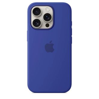 Чохол Silicone Case with MagSafe + Button iPhone 16 Pro Ultramarine copi - фото 3