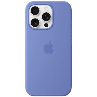 Чехол Silicone Case with MagSafe + Button iPhone 16 Pro Periwinkle copi - фото 1