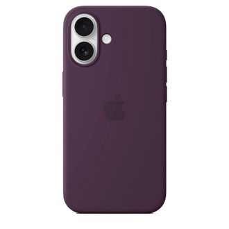 Чохол Silicone Case with MagSafe + Button iPhone 16 Plum copi - фото 2
