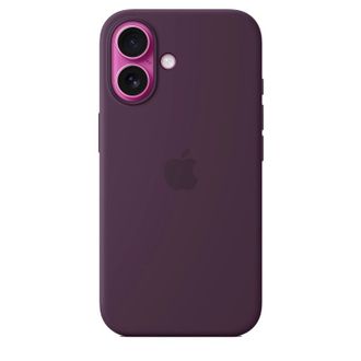 Чохол Silicone Case with MagSafe + Button iPhone 16 Plum copi - фото 3