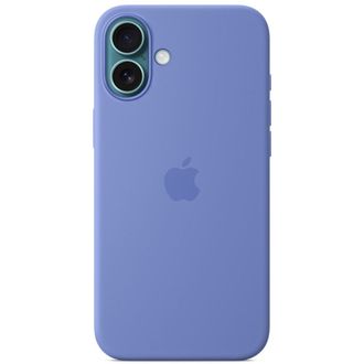 Чохол Silicone Case with MagSafe + Button iPhone 16 Periwinkle - фото 2