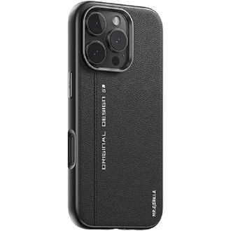 Чохол Blueo Premium Leather Case for iPhone 16 Pro Max Black - фото 1