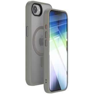 Чохол TPU+PC Metal Buttons with MagSafe Colorful для Samsung Galaxy S25+ (Сірий / Grey) - фото 1