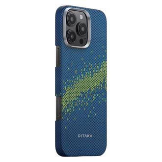 Чехол Pitaka Tactile Woven Case StarPeak Lumintex Milky Way Galaxy for iPhone 16 Pro Max (KI1604PMYG) - фото 2