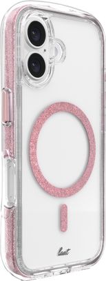 Чехол-накладка LAUT AERO SPARKLE with MagSafe for iPhone 16 Plus Crystal Pink (L_IP24C_AS_P) - фото 2