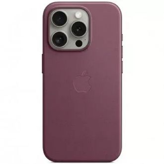 Чохол Leather Case with MagSafe iPhone 15 Pro Mulberry - фото 1
