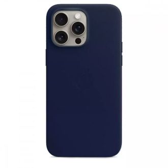 Чохол Leather Case with MagSafe iPhone 15 Pro Pacific Blue - фото 1