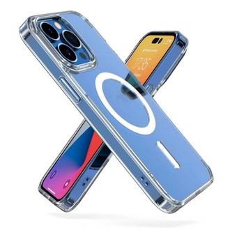 Чехол Mutural Jingtou TPU+PC MagSafe Case for iPhone 13 Pro Max (6,7) Transparent - фото 1