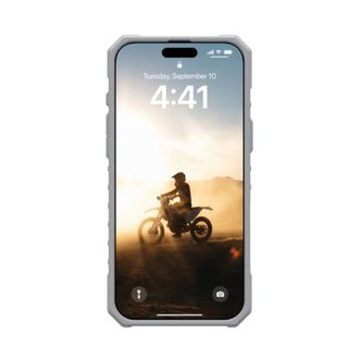 Чехол для смартфона UAG AAA Pathfinder Mag Clear for Apple iPhone 16 Grey (UAGPTCL16Grey) - фото 2