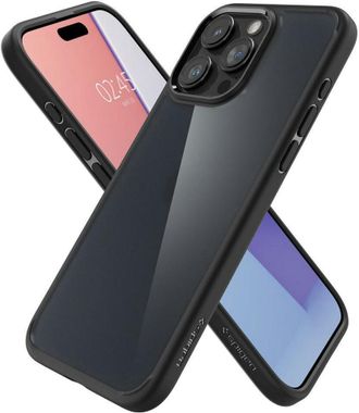 Чохол Spigen для iPhone 15 Pro Max, Ultra Hybrid, Frost Black ACS06568 - фото 3