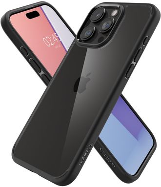 Чохол Spigen для iPhone 15 Pro Max, Ultra Hybrid, Matte Black (ACS06570) - фото 3 Чохол Spigen для iPhone 15 Pro Max, Ultra Hybrid, Matte Black (ACS06570) - фото 3