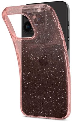 Чохол Spigen для iPhone 15 Pro, Liquid Crystal Glitter, Rose Quartz (ACS06702) - фото 2 Чохол Spigen для iPhone 15 Pro, Liquid Crystal Glitter, Rose Quartz (ACS06702) - фото 2