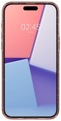 Чохол Spigen для iPhone 15 Pro, Liquid Crystal Glitter, Rose Quartz (ACS06702) - фото 3 Чохол Spigen для iPhone 15 Pro, Liquid Crystal Glitter, Rose Quartz (ACS06702) - фото 3