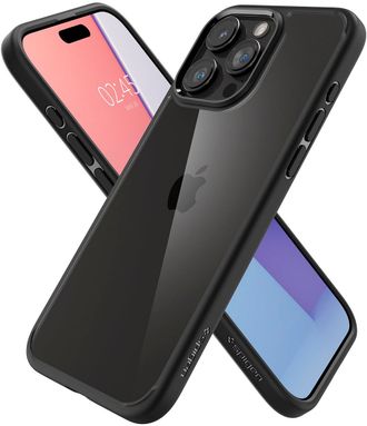 Чехол Spigen для iPhone 15 Pro, Ultra Hybrid, Matte Black (ACS06713) - фото 2