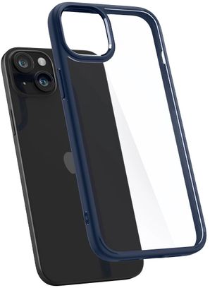 Чехол Spigen для iPhone 15, Ultra Hybrid, Navy Blue (ACS06801) - фото 2 Чехол Spigen для iPhone 15, Ultra Hybrid, Navy Blue (ACS06801) - фото 2