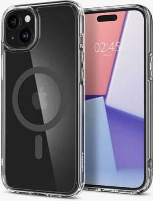 Чохол Spigen для iPhone 15, Ultra Hybrid MagFit, Graphite ACS06804 - фото 2 Чохол Spigen для iPhone 15, Ultra Hybrid MagFit, Graphite ACS06804 - фото 2