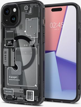 Чехол Spigen для iPhone 15, Ultra Hybrid MagFit, Zero One ACS06806 - фото 2 Чехол Spigen для iPhone 15, Ultra Hybrid MagFit, Zero One ACS06806 - фото 2