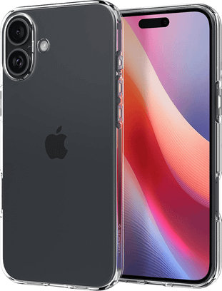 Чохол Spigen для iPhone 16, Liquid Crystal, Crystal Clear (ACS08190) - фото 2