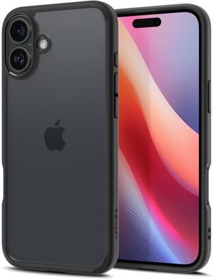 Чохол Spigen для iPhone 16, Ultra Hybrid, Matte Black (ACS08201) - фото 2