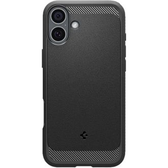 Чохол Spigen для iPhone 16, Rugged Armor MagFit, Matte Black (ACS08214) - фото 1