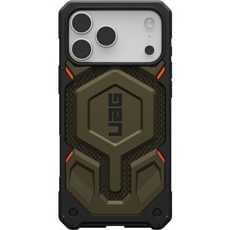 Чохол UAG для iPhone 17 Pro Max Monarch Pro MagSafe Kevlar Element Green (11451411397B) - фото 1 Чохол UAG для iPhone 17 Pro Max Monarch Pro MagSafe Kevlar Element Green (11451411397B) - фото 1
