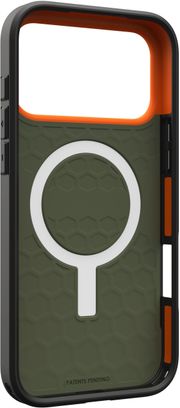 Чехол UAG для iPhone 17 Pro Max Civilian MagSafe Olive/Orange (114546117297) - фото 3 Чехол UAG для iPhone 17 Pro Max Civilian MagSafe Olive/Orange (114546117297) - фото 3