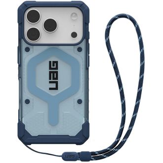 Чохол+ремінець UAG для iPhone 17 Pro Pathfinder Clear MagSafe Bundle Blues Lanyard (1145511BV03) - фото 1