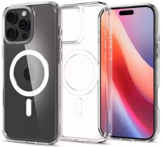 Чехол Spigen для iPhone 16 Pro Max - Ultra Hybrid MagFit, White (ACS07998) - фото 1 Чехол Spigen для iPhone 16 Pro Max - Ultra Hybrid MagFit, White (ACS07998) - фото 1