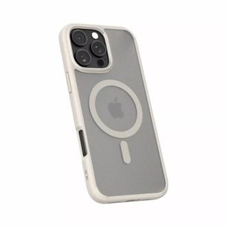 Чехол Spigen для iPhone 16 Pro - Ultra Hybrid MagFit, Frost Natural Titanium (ACS08138) - фото 3