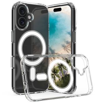 Чехол Clear case magsafe iphone 16 plus - фото 1