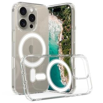 Чохол Clear case magsafe iphone 16 Pro - фото 1 Чохол Clear case magsafe iphone 16 Pro - фото 1