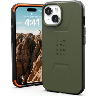 Чохол UAG для Apple iPhone 15 Civilian Magsafe, Olive Drab (114287117272) - фото 4