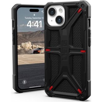 Чохол UAG для Apple iPhone 15 Monarch, Kevlar Black (114289113940) - фото 4 Чохол UAG для Apple iPhone 15 Monarch, Kevlar Black (114289113940) - фото 4