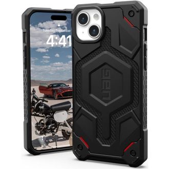 Чохол UAG для Apple iPhone 15 Plus Monarch Pro Magsafe, Kevlar Black (114220113940) - фото 5