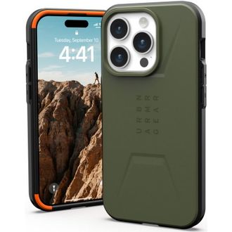 Чохол UAG для Apple iPhone 15 Pro Civilian Magsafe, Olive Drab (114275117272) - фото 3 Чохол UAG для Apple iPhone 15 Pro Civilian Magsafe, Olive Drab (114275117272) - фото 3