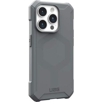 Чохол UAG для Apple iPhone 15 Pro Essential Armor Magsafe, Silver (114276113333) - фото 4