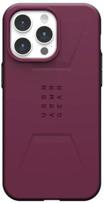 Чохол UAG для Apple iPhone 15 Pro Max Civilian Magsafe, Bordeaux (114295119049) - фото 1 Чохол UAG для Apple iPhone 15 Pro Max Civilian Magsafe, Bordeaux (114295119049) - фото 1