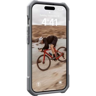 Чохол UAG для Apple iPhone 15 Pro Max Essential Armor Magsafe, Silver (114296113333) - фото 5 Чохол UAG для Apple iPhone 15 Pro Max Essential Armor Magsafe, Silver (114296113333) - фото 5