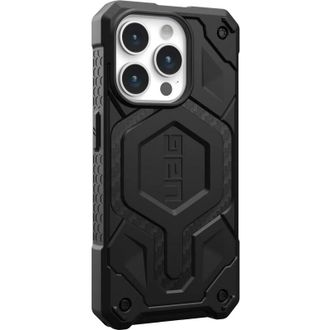 Чохол UAG для Apple iPhone 15 Pro Max Monarch Pro Magsafe, Carbon Fiber (114222114242) - фото 5 Чохол UAG для Apple iPhone 15 Pro Max Monarch Pro Magsafe, Carbon Fiber (114222114242) - фото 5