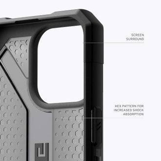 Чохол UAG для Apple iPhone 15 Pro Max Plasma, Ash (114304113131) - фото 4 Чохол UAG для Apple iPhone 15 Pro Max Plasma, Ash (114304113131) - фото 4