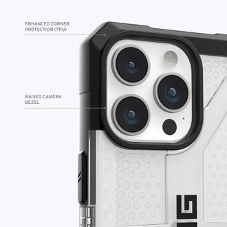 Чохол UAG для Apple iPhone 15 Pro Max Plasma, Ice (114304114343) - фото 6 Чохол UAG для Apple iPhone 15 Pro Max Plasma, Ice (114304114343) - фото 6