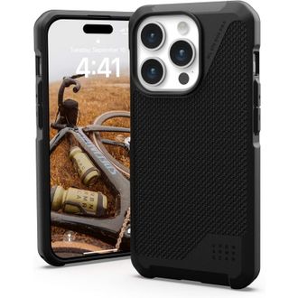 Чохол UAG для Apple iPhone 15 Pro Metropolis LT Magsafe, Kevlar Black (114277113940) - фото 3 Чохол UAG для Apple iPhone 15 Pro Metropolis LT Magsafe, Kevlar Black (114277113940) - фото 3