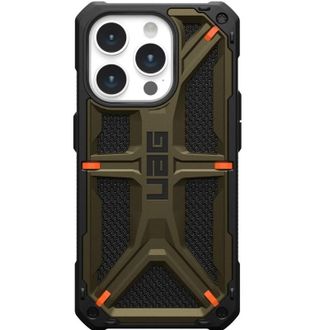 Чохол UAG для Apple iPhone 15 Pro Monarch, Kevlar Elemental Green (11427811397B) - фото 3