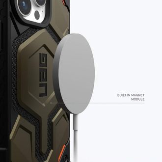 Чохол UAG для Apple iPhone 15 Pro Monarch Pro Magsafe, Kevlar Elemental Green (11422111397B) - фото 3