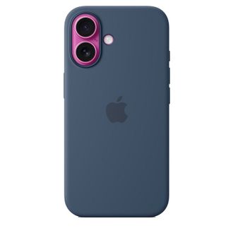 Чехол Silicone Case with MagSafe iPhone 16 Denim - фото 2