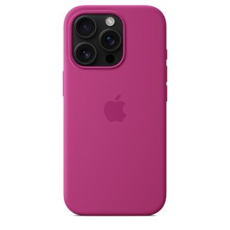 Чехол Silicone Case with MagSafe iPhone 16 Pro Max Fuchsia - фото 2