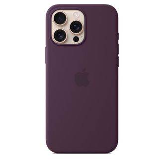 Чохол Silicone Case with MagSafe iPhone 16 Pro Max Plum - фото 1