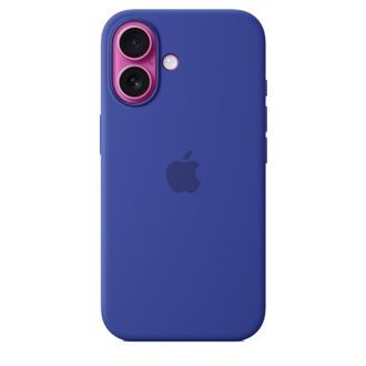 Чехол Silicone Case with MagSafe iPhone 16 Ultramarine - фото 2